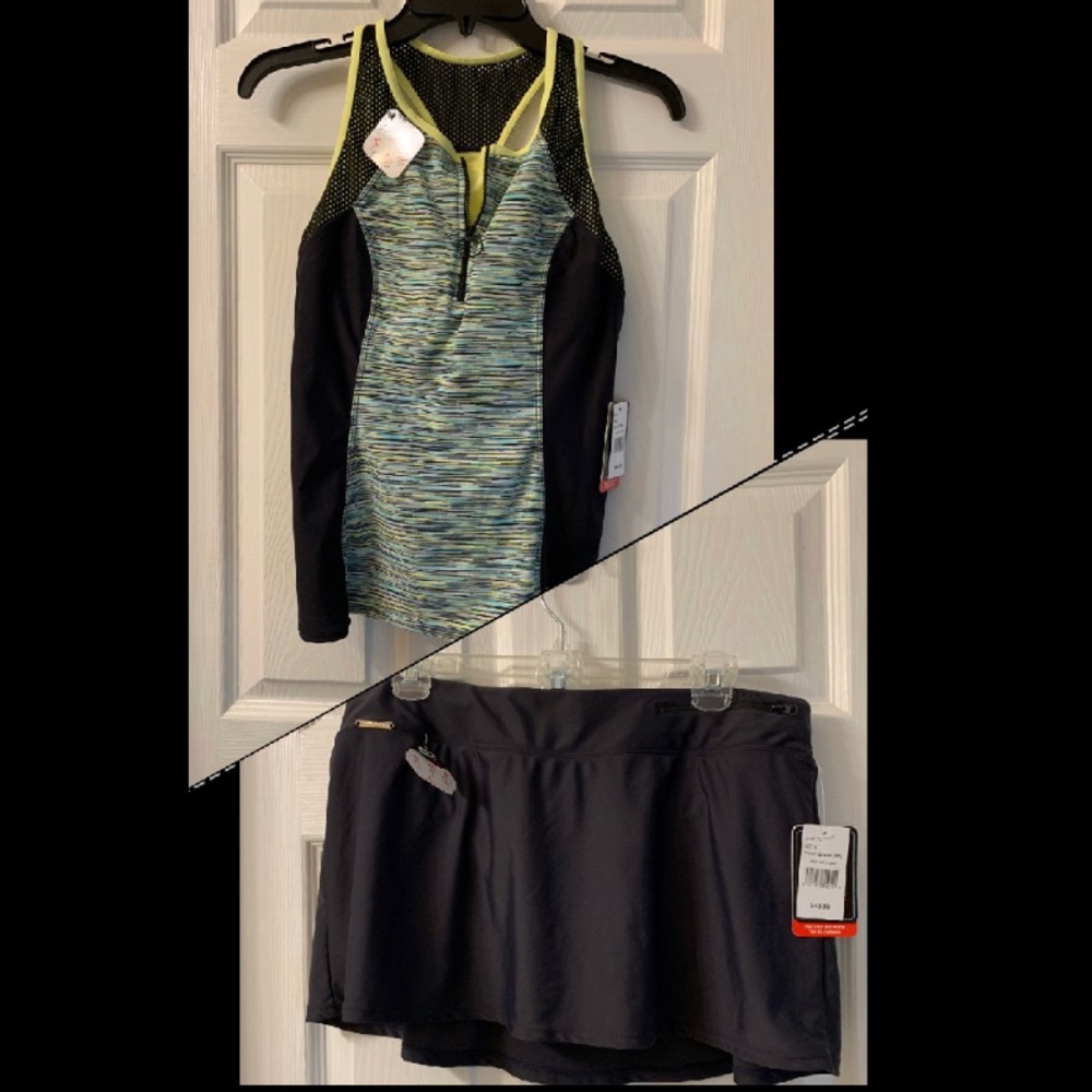 Zeroxposur (Charcoal/Lime) Activewear/Swimwear